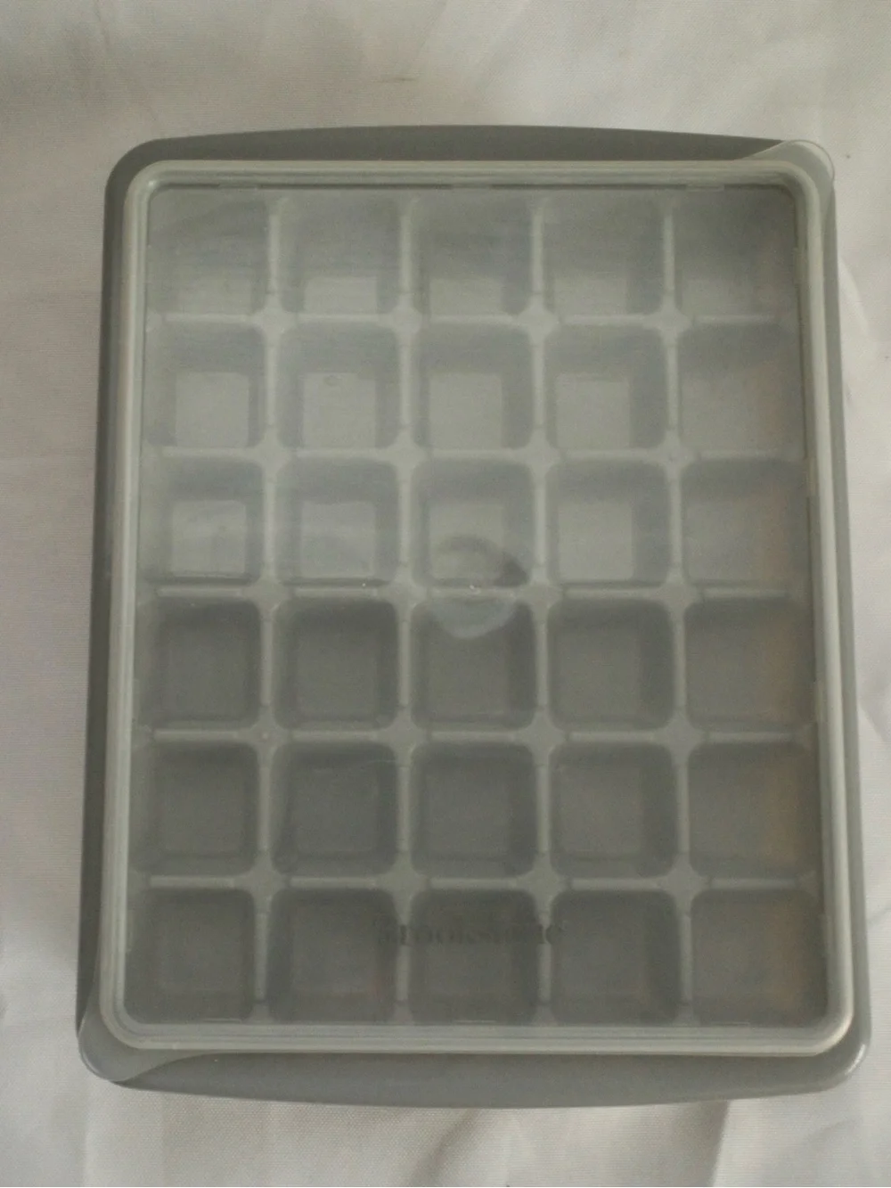 Brookstone Gray 30-Cube Ice Tray Set - 3 Pack